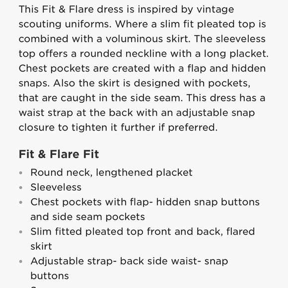 G-Star Raw Fit And Flare Dress Sleeveless Light Bright Nickel L - Picture 5 of 15